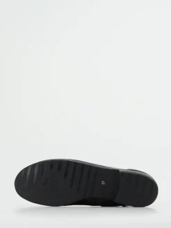 Truman's – Stiefelette aus glänzendem Lammleder schwarz