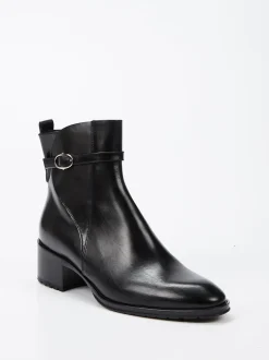 Truman's – Stiefelette aus Kalbleder schwarz glänzend
