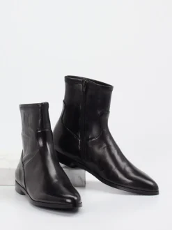 Truman's – Stiefelette aus Lammleder Schwarz