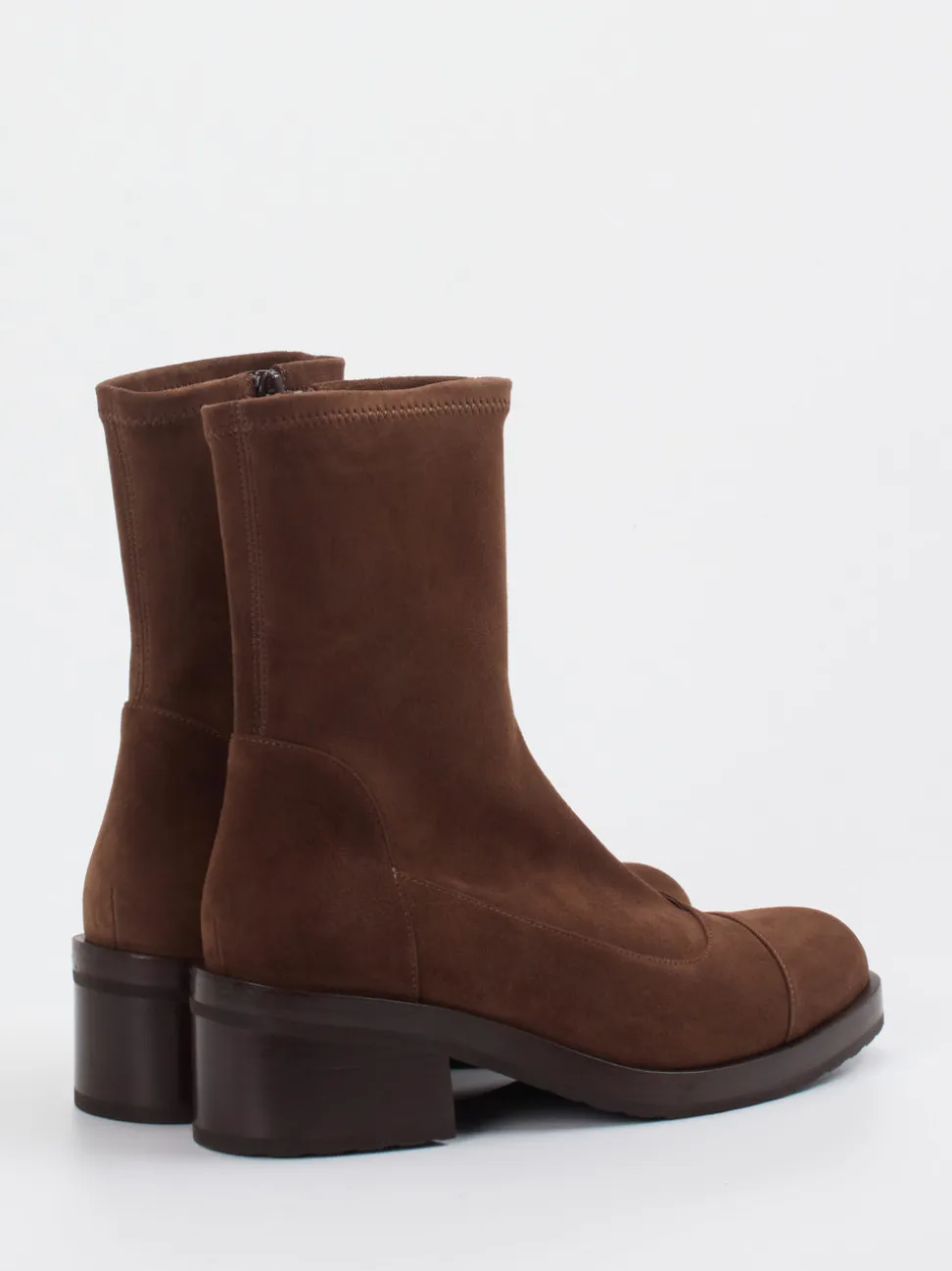 Truman's – Stiefelette aus Veloursleder Braun
