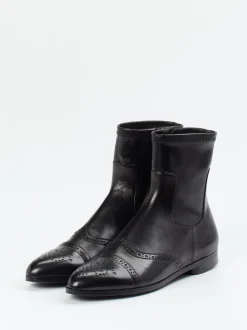 Truman's – Stiefelette aus Lammleder schwarz