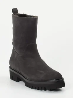 Truman's – Stiefeletten aus Veloursleder in Grau