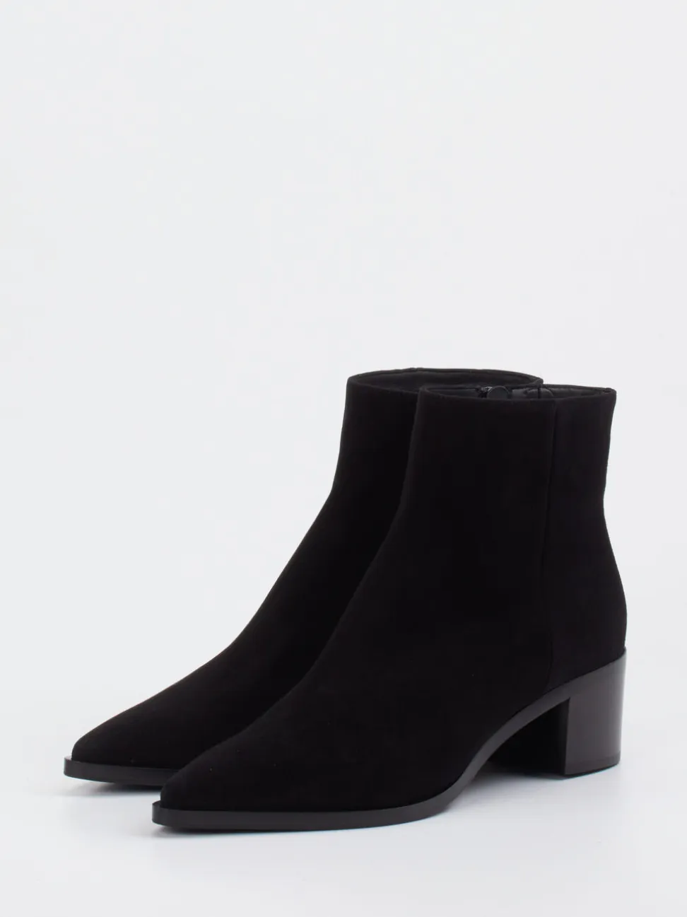 Truman’s – Stiefeletten aus Veloursleder schwarz