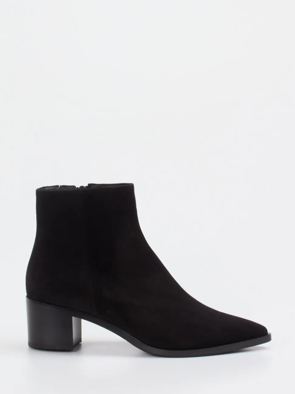 Truman’s – Stiefeletten aus Veloursleder schwarz