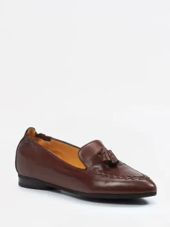 Truman's – Tassel-Loafer aus Lammleder in Braun