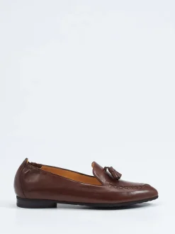Truman's – Tassel-Loafer aus Lammleder in Braun