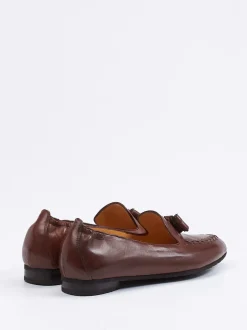 Truman's – Tassel-Loafer aus Lammleder in Braun