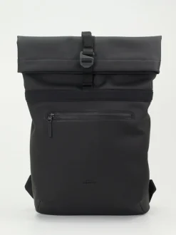 Ucon Acrobatics – Rolltop-Rucksack aus PU in Schwarz