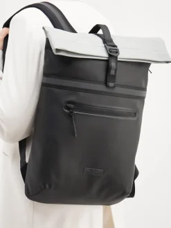 Ucon Acrobatics – Rolltop-Rucksack aus Textil Schwarzgrau