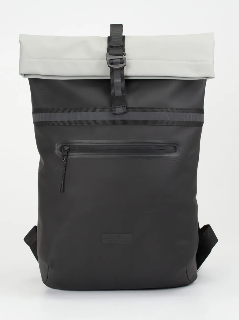 Ucon Acrobatics – Rolltop-Rucksack aus Textil Schwarzgrau