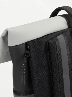 Ucon Acrobatics – Rolltop-Rucksack aus Textil Schwarzgrau