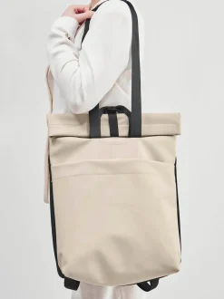 Ucon Acrobatics – Rolltop-Rucksack aus Textil beige