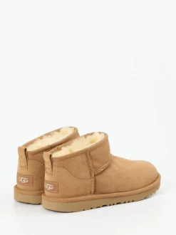 UGG – Ankle Boots aus Veloursleder karamellbraun