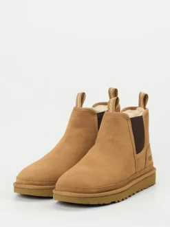 UGG – Chelsea Boots aus Veloursleder karamellbraun