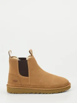 UGG – Chelsea Boots aus Veloursleder karamellbraun