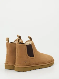 UGG – Chelsea Boots aus Veloursleder karamellbraun