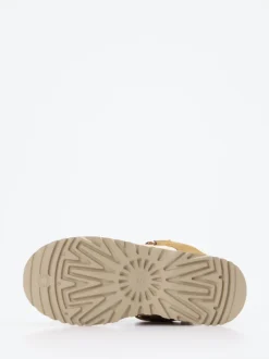 UGG – Chunky Sneaker aus Velour/Textil sandbeige