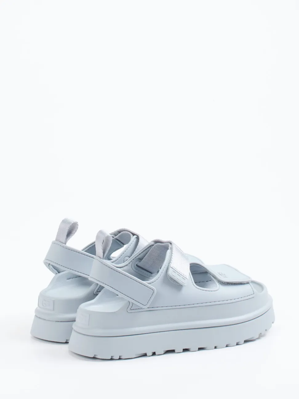 UGG – Chunky-Sandale aus Gummi in Hellblau