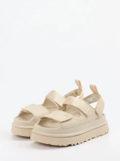 UGG – Chunky-Sandale aus Gummi in Beige