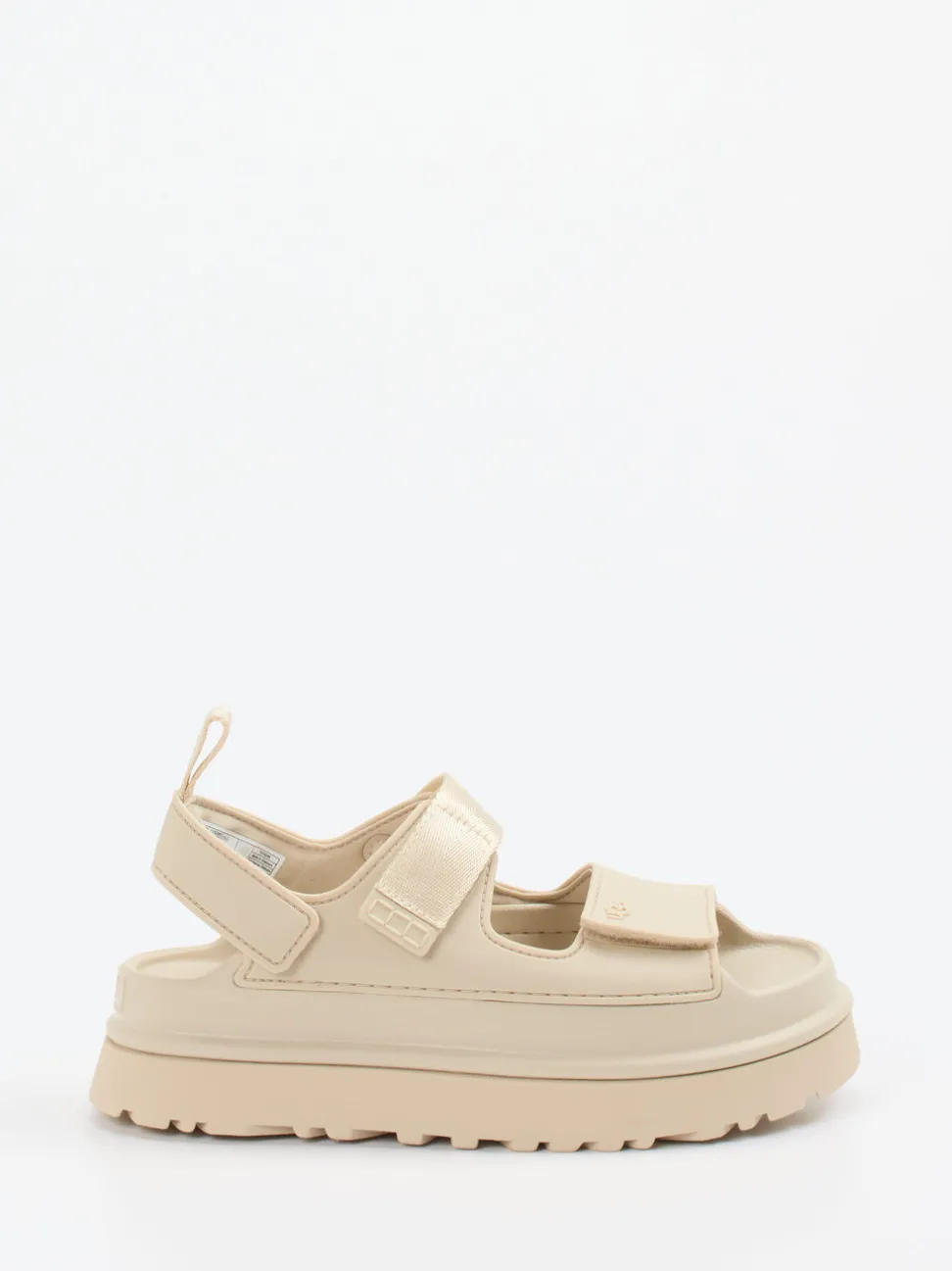 UGG – Chunky-Sandale aus Gummi in Beige