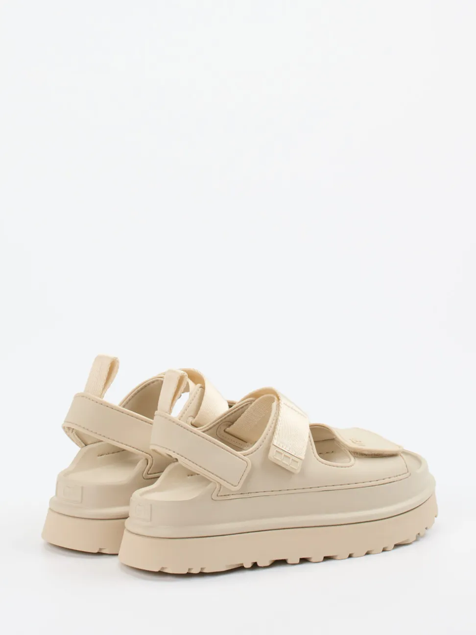 UGG – Chunky-Sandale aus Gummi in Beige