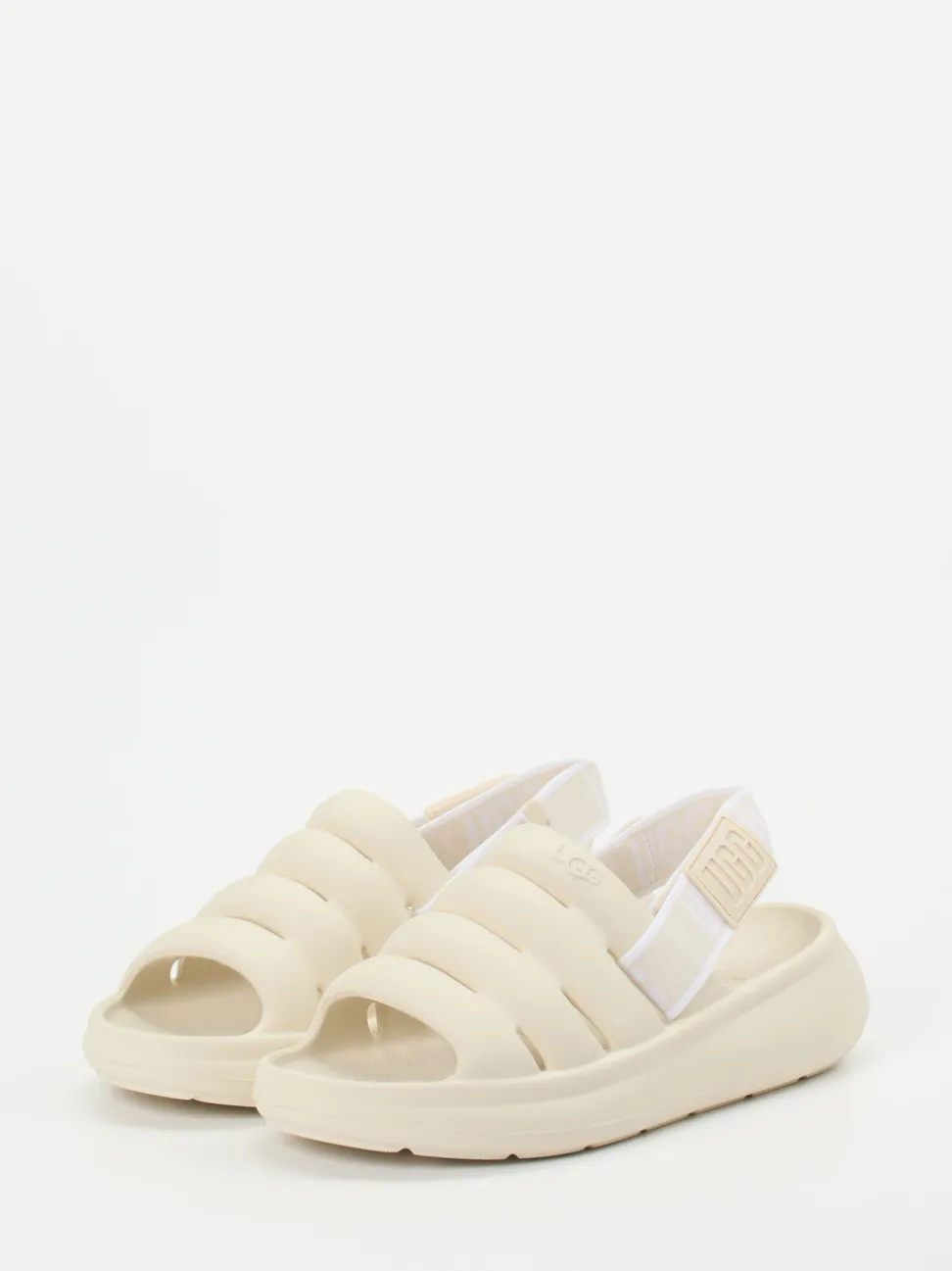 UGG – Chunky-Sandale aus Lammleder Cremebeige