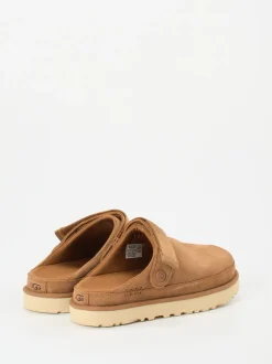 UGG – Clogs aus Veloursleder karamellbraun