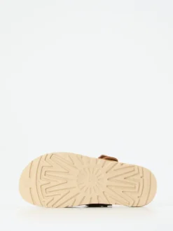 UGG – Clogs aus Veloursleder karamellbraun