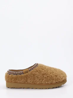UGG – Fell-Pantoletten aus Lammfell karamellbraun