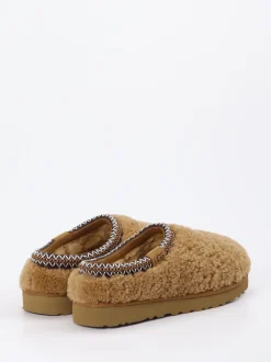 UGG – Fell-Pantoletten aus Lammfell karamellbraun