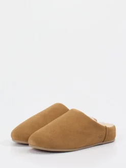 UGG – Hausschuh aus Veloursleder karamellbraun