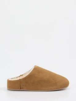 UGG – Hausschuh aus Veloursleder karamellbraun