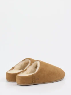 UGG – Hausschuh aus Veloursleder karamellbraun