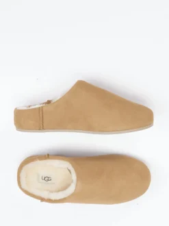 UGG – Hausschuh aus Veloursleder karamellbraun