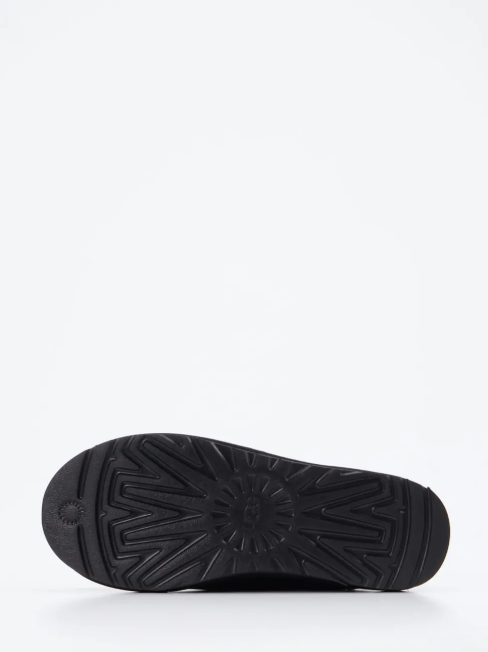 UGG – Hausschuh-Clog aus Veloursleder schwarz