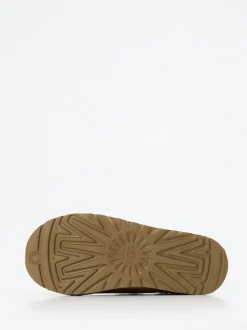 UGG – Hausschuh-Mule aus Veloursleder karamellbraun