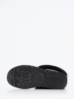 UGG – Hausschuh-Slipper aus Veloursleder schwarz