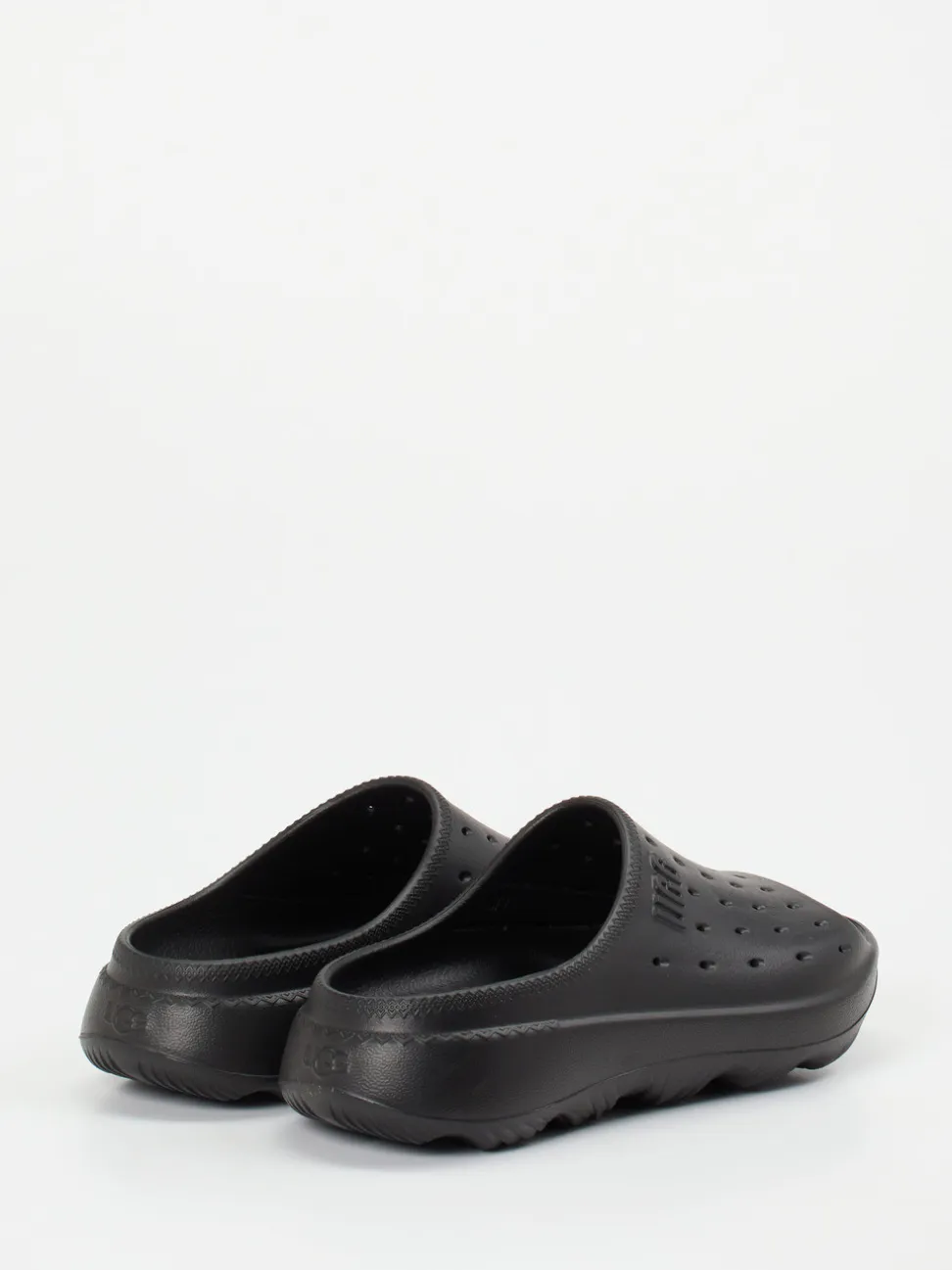 UGG – Komfort-Pantolette aus Gummi in Schwarz