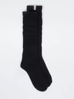 UGG – Kuschelsocken aus Baumwolle Schwarz