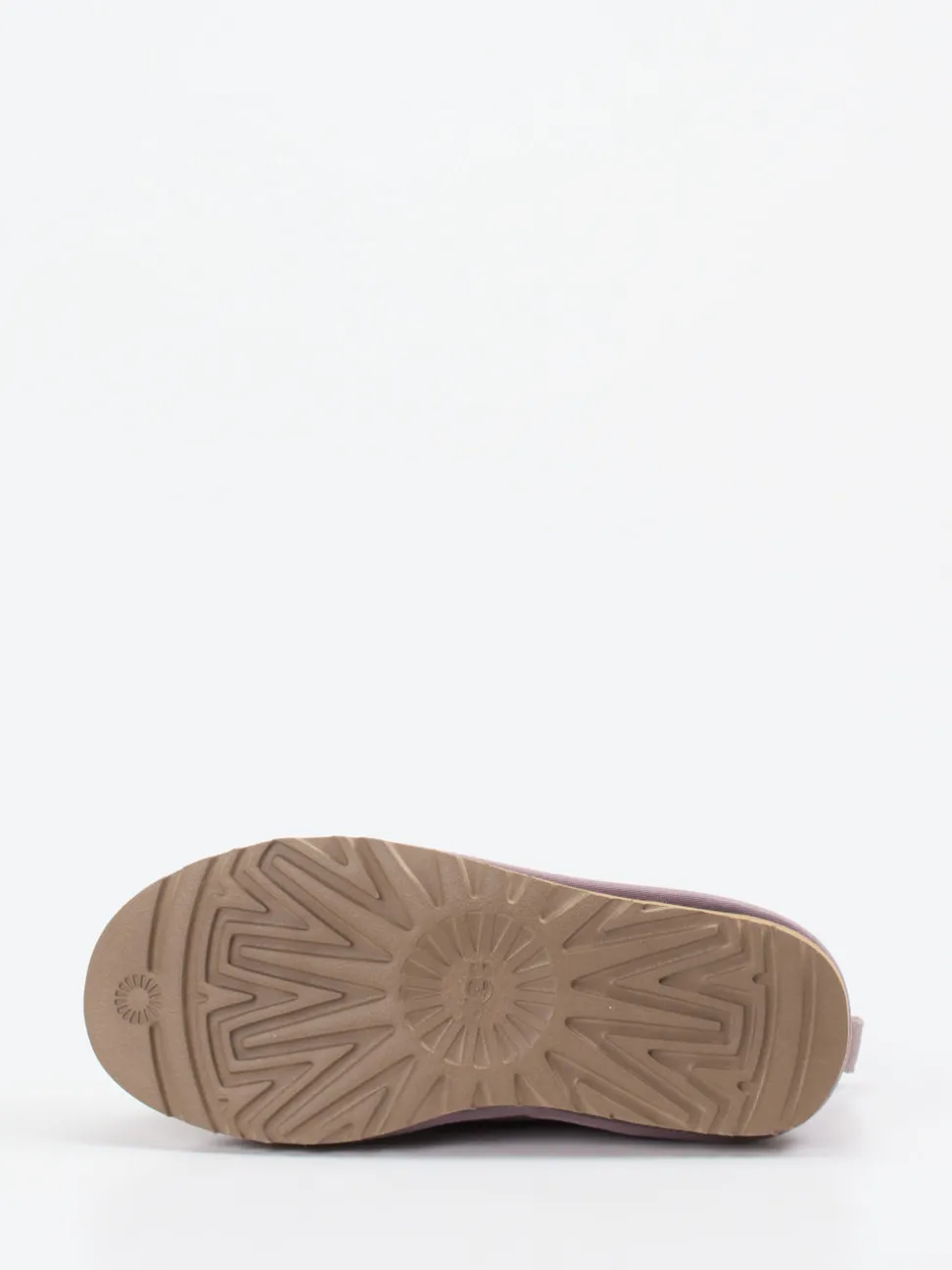 UGG – Lammfell-Boots aus Veloursleder in Altrosa
