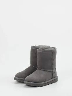 UGG – Lammfell-Boots aus Veloursleder grau