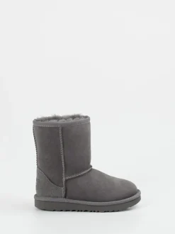 UGG – Lammfell-Boots aus Veloursleder grau