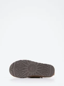 UGG – Lammfell-Clogs aus Veloursleder braun