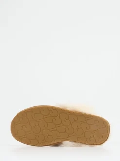 UGG – Lammfell-Hausschuh aus Veloursleder camel