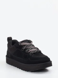 UGG – Low-Top Sneaker aus Veloursleder Schwarz
