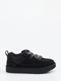 UGG – Low-Top Sneaker aus Veloursleder Schwarz