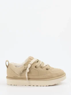 UGG – Low-Top Sneaker aus Veloursleder beige