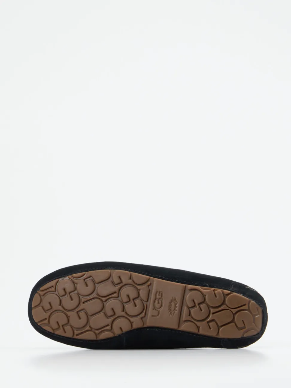 UGG – Mokassin-Slipper aus Veloursleder Schwarz