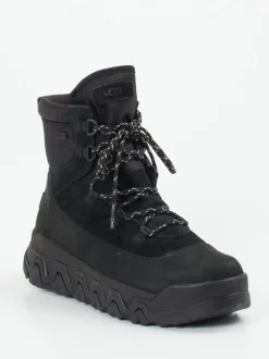 UGG – Outdoor-Boots aus Veloursleder schwarz