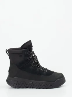 UGG – Outdoor-Boots aus Veloursleder schwarz